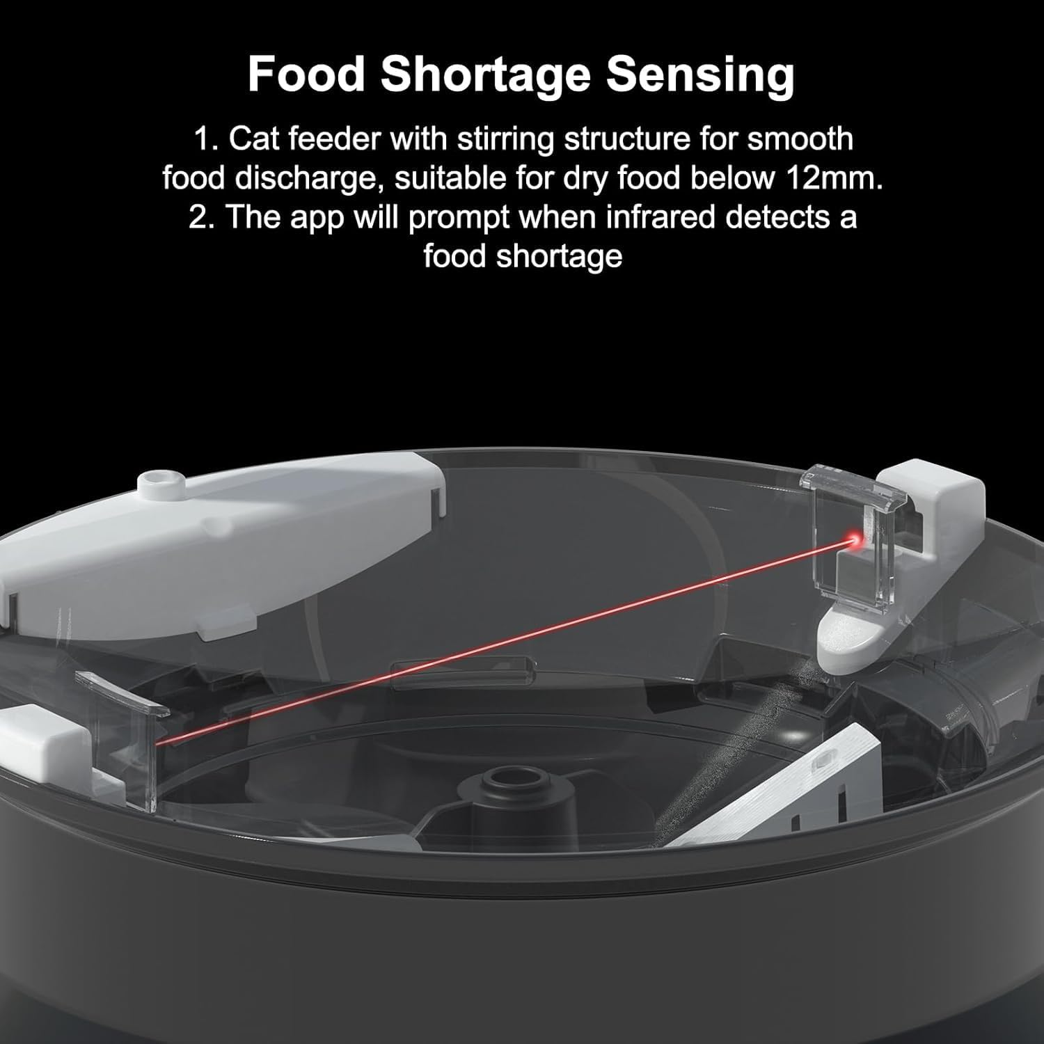 1080P HD Camera - Equipped Automatic Cat Feeder 4L Pet Timed Dog Feeding Dispenser With Freshness Preservation And Low - Food Sensor. Up To 10 Meals Per Day, Controlled By Smart APP