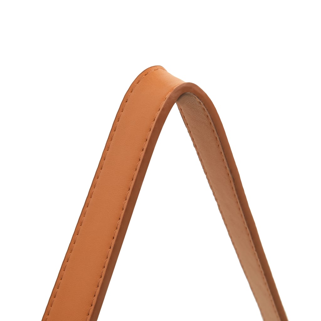 NNEVL Wall Mirror with Strap 60 cm Silver