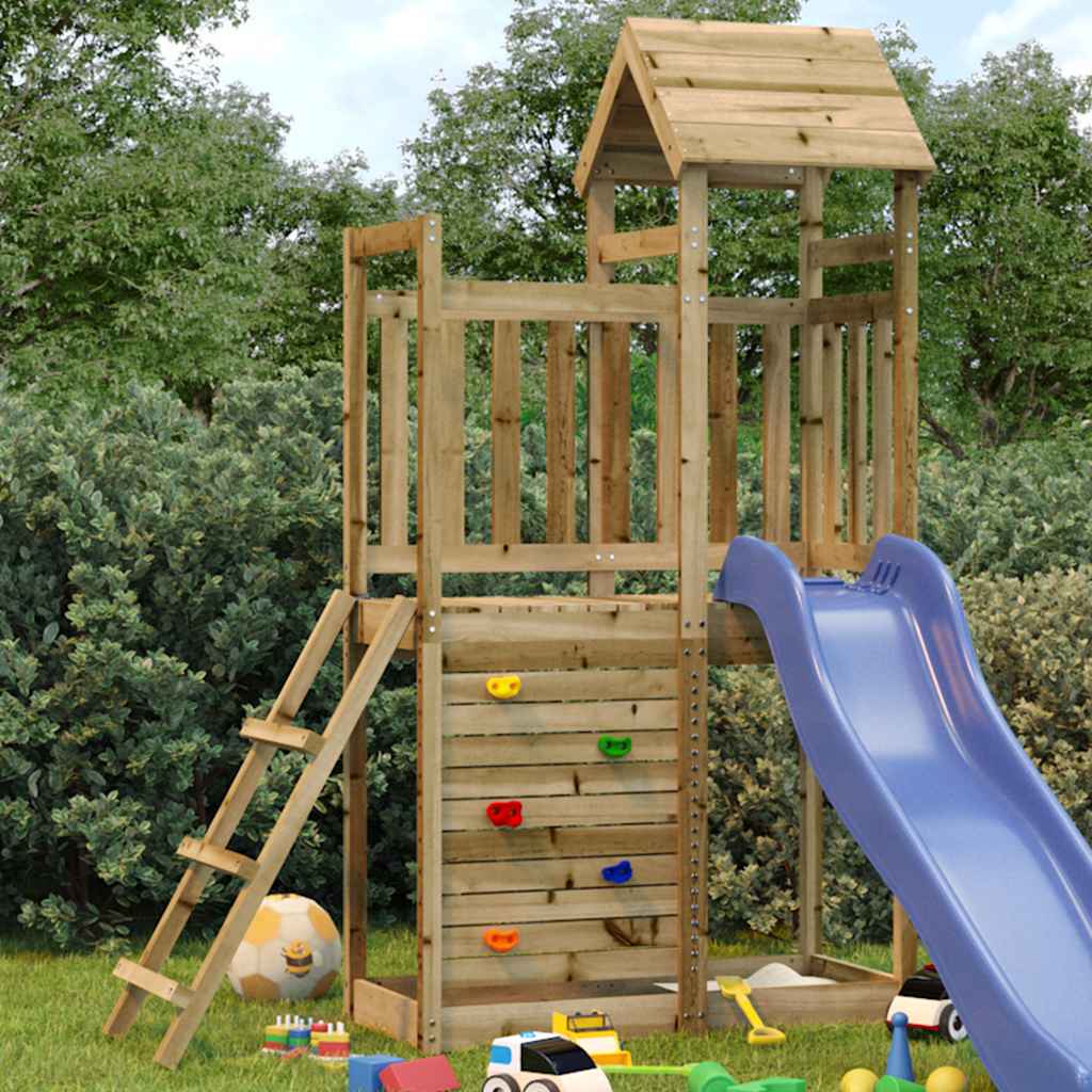 NNEVL Outdoor Playset 52.5x110.5x214 cm Impregnated Wood Pine