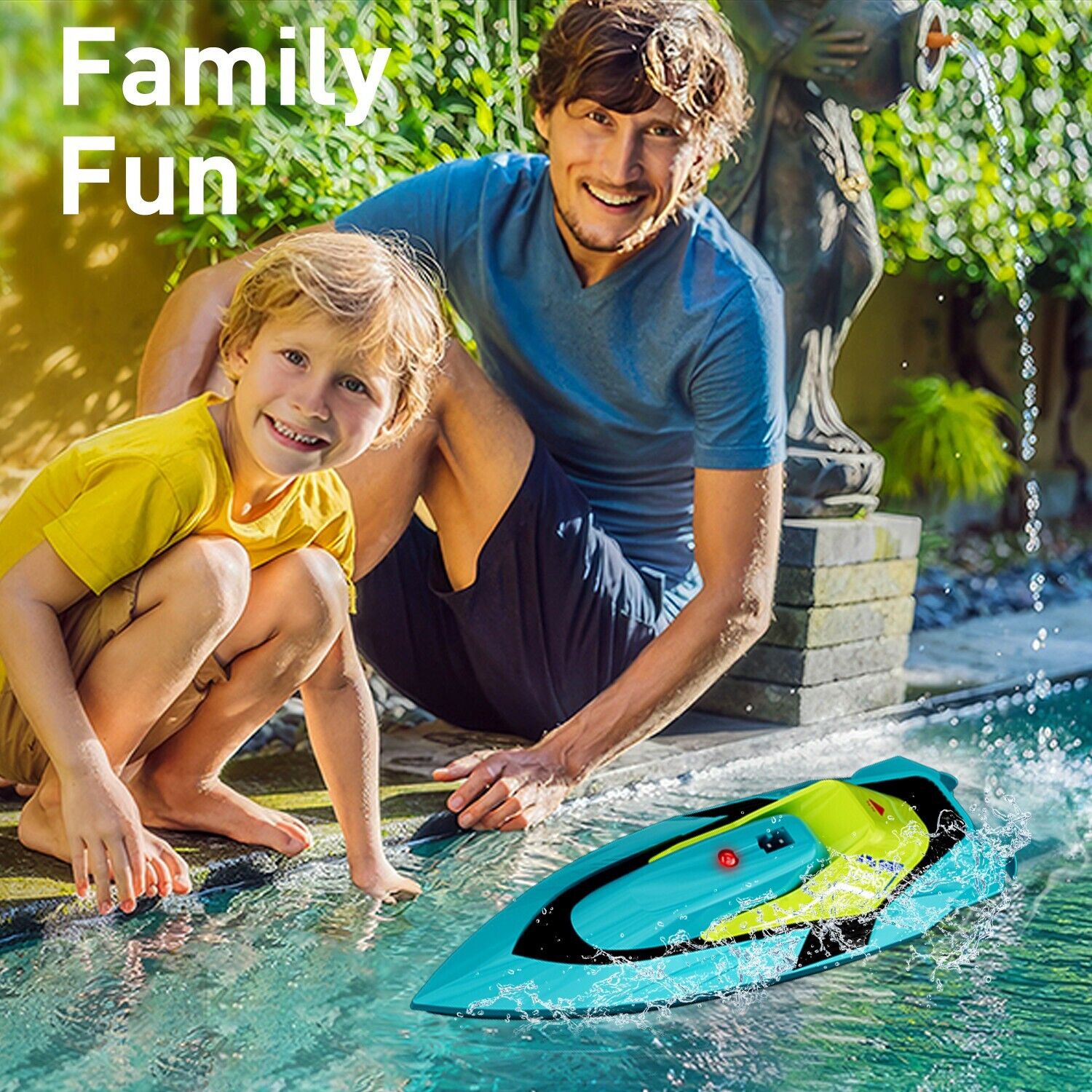 S5 Fast RC Boat For Pools And Lakes 2.4 GHz 20 MPH Racing Boats For Kids US