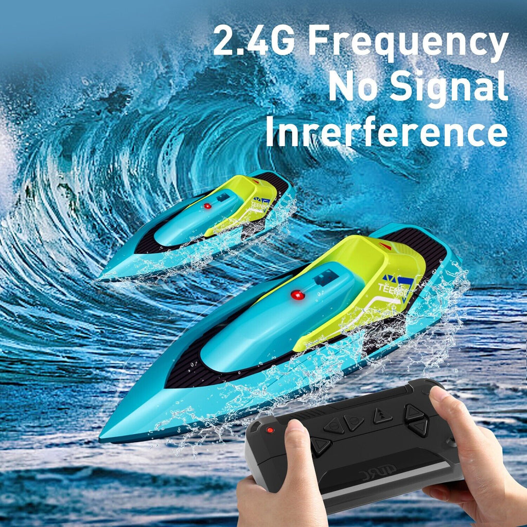 S5 Fast RC Boat For Pools And Lakes 2.4 GHz 20 MPH Racing Boats For Kids US