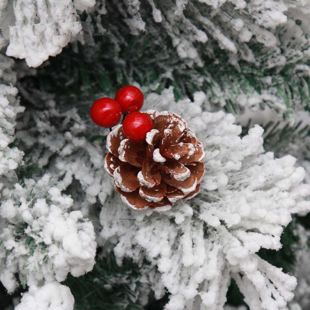 Snowy artificial pine - in several types - 210 cm-2